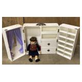 American Girl Doll Molly and Travel Closet American Girl Doll Molly and Travel Closet