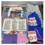 Vintage aprons, Irish Linen 20x27' & more Vintage aprons, Irish Linen 20x27' & more