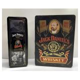 Jack Daniels tins (both empty) Jack Daniels tins (both empty)
