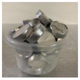 5' tub of tealight candles 5' tub of tealight candles