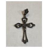 925 Silver Cross Pendant- 2.3 grams (in small sec) 925 Silver Cross Pendant- 2.3 grams (in small sec)