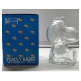 Vintage RARE Anchor Hocking Snoopy Penny Bank Vintage RARE Anchor Hocking Snoopy Penny Bank