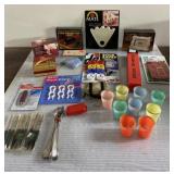Vintage shot glasses, flatware, NOS kitchen & more Vintage shot glasses, flatware, NOS kitchen & more