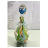 Vintage art glass clown decanter Mexico-tip of the Vintage art glass clown decanter Mexico-tip of the