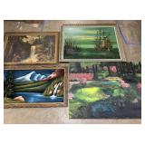 Lot of prints & paintings-Largest is 3x4 feet Lot of prints & paintings-Largest is 3x4 feet