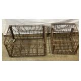 Antique wire crates Antique wire crates