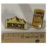 NEAT Budweiser & Busch beer pins NEAT Budweiser & Busch beer pins
