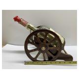 Vintage Courvoisie Cognac (empty) bottle cannon Vintage Courvoisie Cognac (empty) bottle cannon