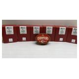 6 Hallmark Keepsake Kansas City Chiefs Superbowl 6 Hallmark Keepsake Kansas City Chiefs Superbowl