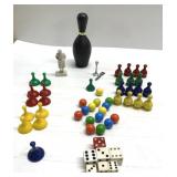 Vintage game pieces Vintage game pieces
