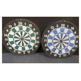 2-sided Dart boards w. baseball & golf 2-sided Dart boards w. baseball & golf
