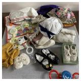 Baby boots, shoes, rattles, hats more Baby boots, shoes, rattles, hats more