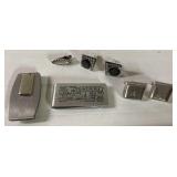 Vintage cufflinks, money clip & more Vintage cufflinks, money clip & more