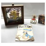 Sewing drawer art, pin cushion & more Sewing drawer art, pin cushion & more