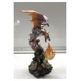 Fire breathing dragon figurine-needs batteries-10' Fire breathing dragon figurine-needs batteries-10'