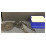 Knife, cooler, net & basket Knife, cooler, net & basket