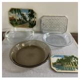 Vintage Fire King, Pyrex, trivets Vintage Fire King, Pyrex, trivets