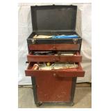 Rolling tool box & contents 36'x18'x10.5' Rolling tool box & contents 36'x18'x10.5'
