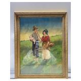 Antique Blissful Moments litho-18.5x14.5in Antique Blissful Moments litho-18.5x14.5in