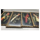 Vintage REAL FEATHER art-10x17' each Vintage REAL FEATHER art-10x17' each