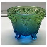 Vintage Blue Green Jeanette Glass Grape piece- Vintage Blue Green Jeanette Glass Grape piece-