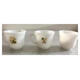 SO CUTE!! 2 1/2' tall kids glass coffee cups SO CUTE!! 2 1/2' tall kids glass coffee cups