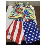 RARE 1980s Anhueser Flag & Bermuda shorts RARE 1980s Anhueser Flag & Bermuda shorts