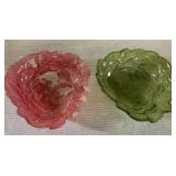 Vintage glass berry bowls Vintage glass berry bowls