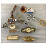 Antique & vintage pens, medal, rings, brooches Antique & vintage pens, medal, rings, brooches