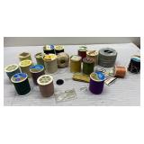 Spools of sewing thread & more Spools of sewing thread & more