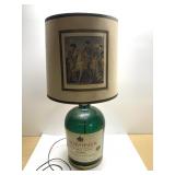 Vintage Courvoisier Cognac bottle lamp-32' tall Vintage Courvoisier Cognac bottle lamp-32' tall