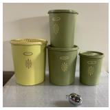 Vintage Tupperware canisters Vintage Tupperware canisters