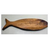 Wood hanging fish decor wall hanging 18' long Wood hanging fish decor wall hanging 18' long