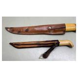 Vintage fishing knives with sheaths-Finland more Vintage fishing knives with sheaths-Finland more