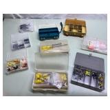 Small tackle boxes & contents Small tackle boxes & contents