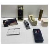Office supplies, tape recorder & more