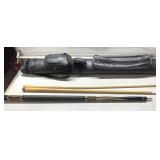 Lucky M pool stick, case & accessories