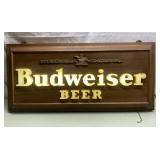WORKS! Vintage Budweiser Beer sign 12.5' x 27.5'