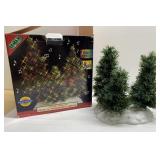 Musical shimmering Christmas trees-not tested