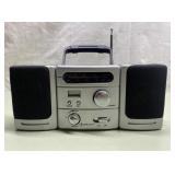 Small 9' across boom box with clock