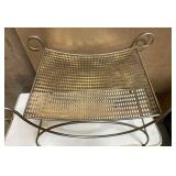 Vintage vanity bench 20.5x27in