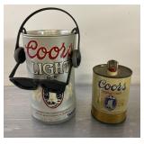 Vintage Coors Dancing Can & lighter