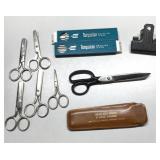 Scissors, pencil lead & more