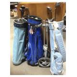 Golf bags & clubs
