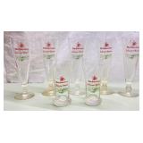 Vintage Budweiser Holiday glasses