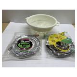 Stove burner bibs & strainer