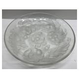 Large glass decorative bowl-3' tall, 14' across
