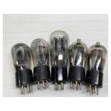 Antique vacuum radio tubes