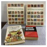 Gardening, cooking & dictionary books