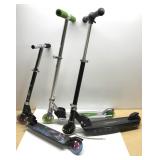 3 scooters-Razor, CredHedz